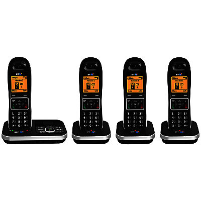 BT 7610 Digital Cordless Phone with Nuisance Call Blocker & Answering Machine, Quad DECT